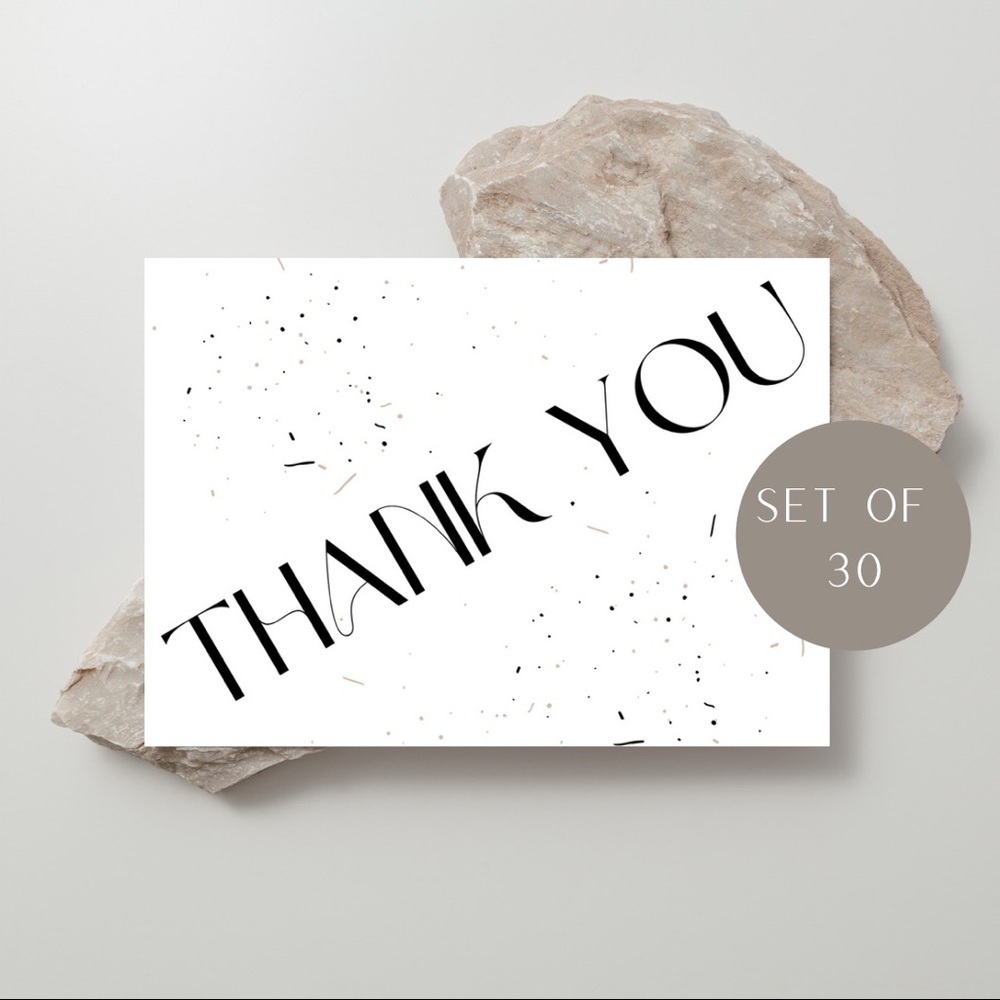 SET OF 30 Thank You Inserts - 5x7 - Poshmark Packaging